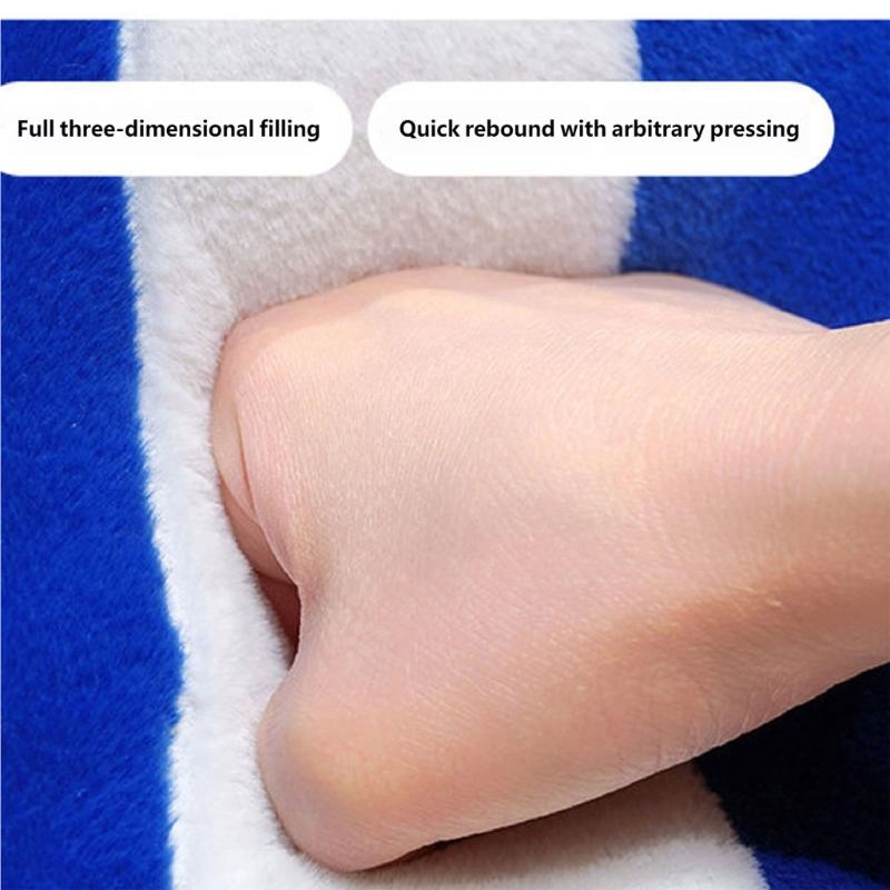 Seat Cushion Soft Furry Fabric Sports Throw Pillow Realistic Volleyball Shape Stuffed Cushion For Work Home Relaxation
