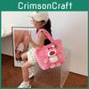 Cute Lotso Plush Small Crossbody Bag Sweet Street Handbag Girls For