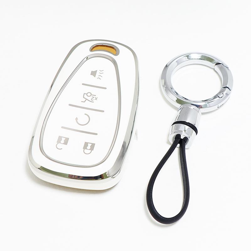 5 Button Shell Fob For Chevrolet Volt Bolt Trax Orlando Cruze Spark Camaro Malibu Blazer Traverse Onix Equino Car Key Case Cover