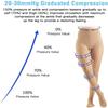 Medical Compression Pantyhose 20-30 Mmhg Opaque Support Pantyhose Women Nursing Compression Tights Swelling Varicose Veins Edema
