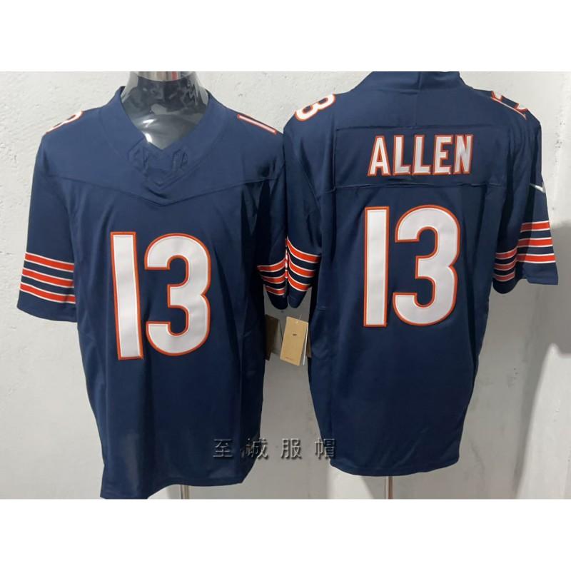 Chicago Bears Jersey de Fútbol Retro Vintage para Hombre Algodón Bordado Mezcla Ropa Deportiva para Aficionados