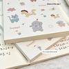 A5 Blank Book, Simple Animal High-value Milk Huhu Cute Notepad, Student Thickened Painting Notebook