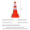 Huaqianhu 67cm PVC Reflective Traffic Cone