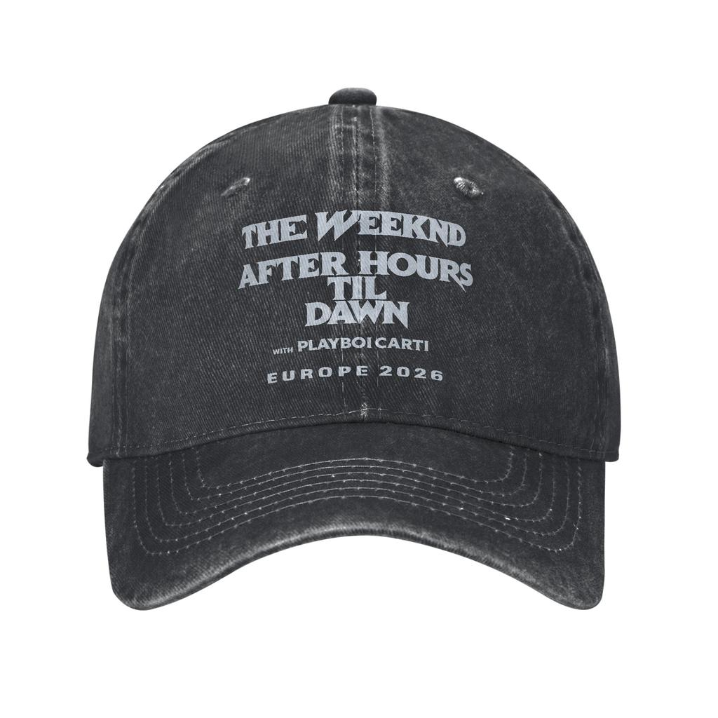 Berretto da Baseball Vintage The Weeknd After Hours til Dawn Unisex Cotone Usurato Snapback Berretto da Corsa Regolabile Cappelli Berretto