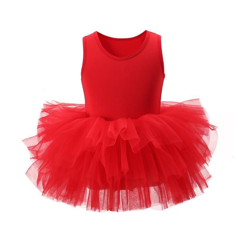 Meiteņu baleta leotard ar tilla svārciņu