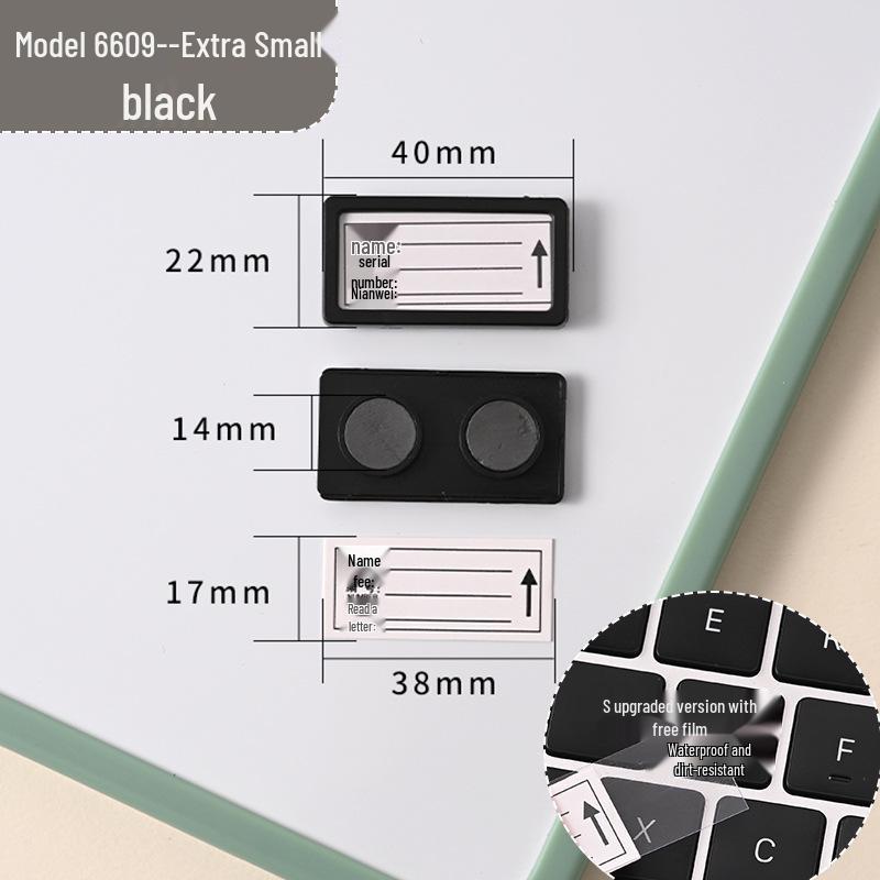 Magnetic Label Holder for Whiteboard & File Cabinets - Warehouse & Partition Name Sign Stickers