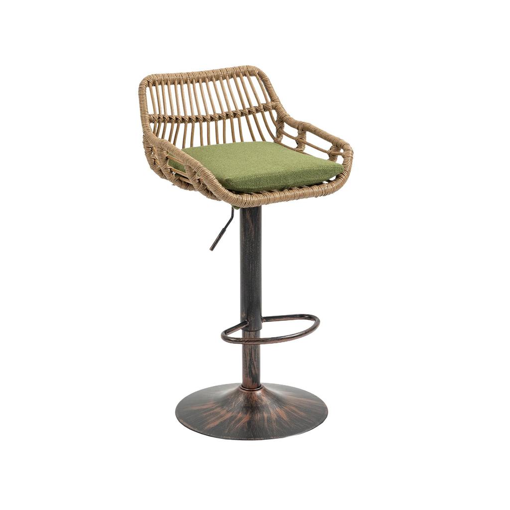 The Modern Bar Stool Set Consists of Two Adjustable Footstools, Suitable for Kitchens and Dining Rooms