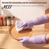 Kitchen Dishwashing Supplies Extended Waterproof Gloves, Anti-slip Grip Natural Latex Elbow Length Cleaning Accessories Protective Durable Gloves for