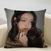 Jang Won-young Cushion Cover Household Decoration Linen Sofa Cushion Cover: Skin-Friendly & Breathable with Invisible Zipper