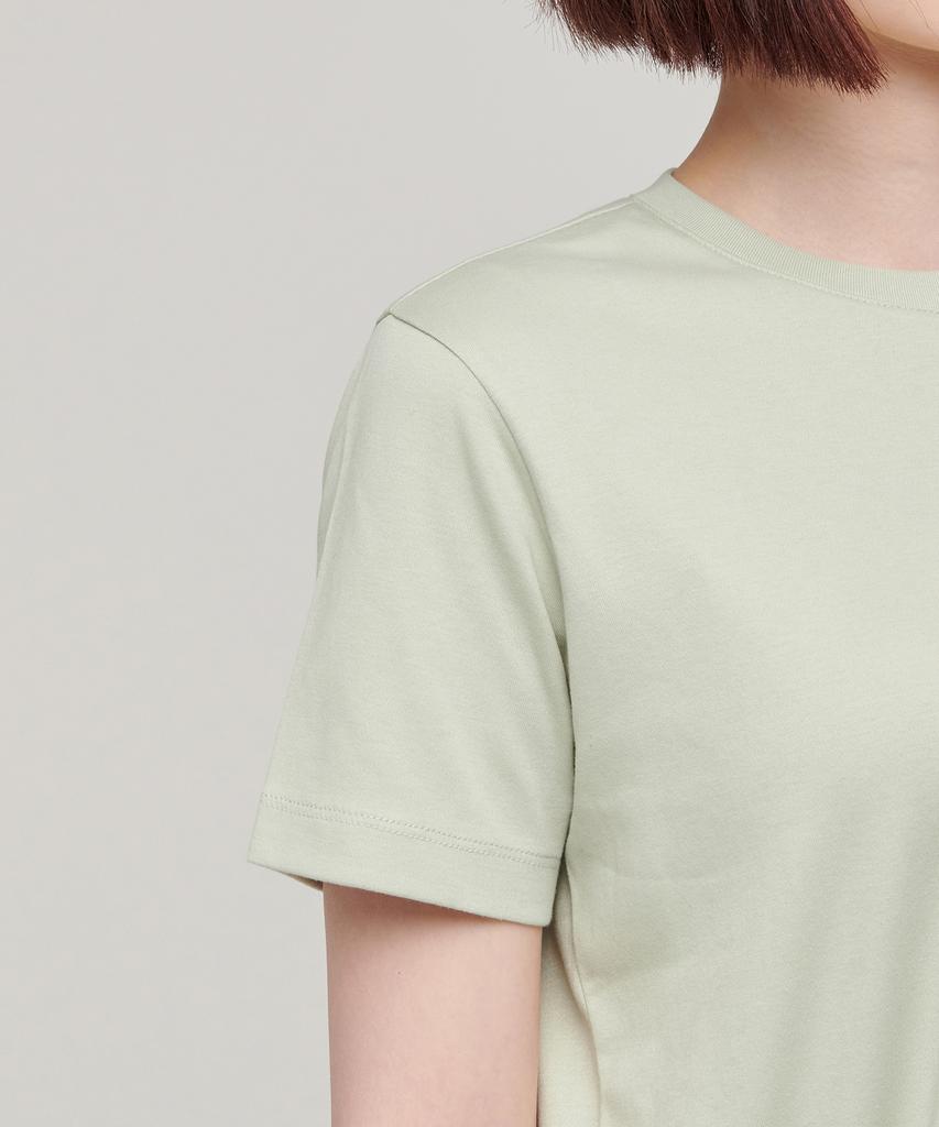 MUSINSA STANDARD WOMAN Women'S Basic Crew Neck T-Shirt [Pale Green]