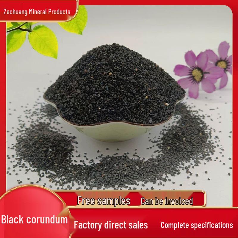 Black Corundum Sandblasting Media for Rust Removal