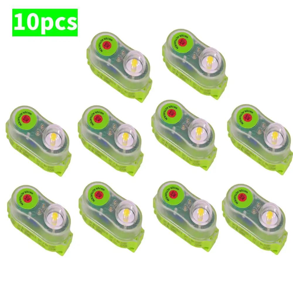 1-10 PCS Surfing Life Jacket Light LED Lithium Position Indicator Self-Lighting Life Saving Swimming Warning Lamp Attract Safet