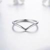 Modian 2026 New Stackable 100% 925 Sterling Silver Simple Fashion Geometric Ring Classic Finger Fine Popular Jewelry For Women