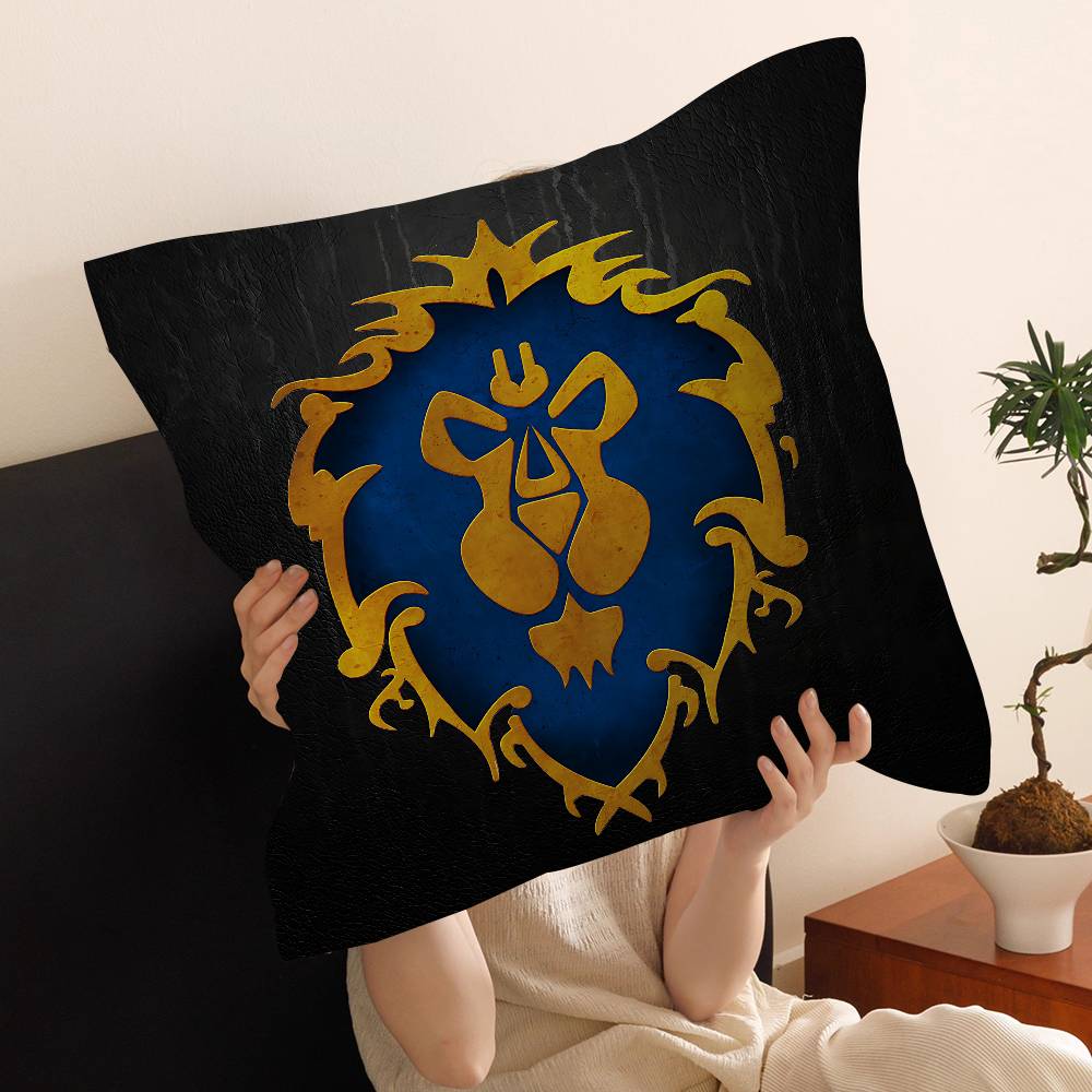 Arthas World Of Warcraft Pillow Anime Pillow Sofa Bed Head Pillow Cover Cushion Cover 45x45 Cm Fashion