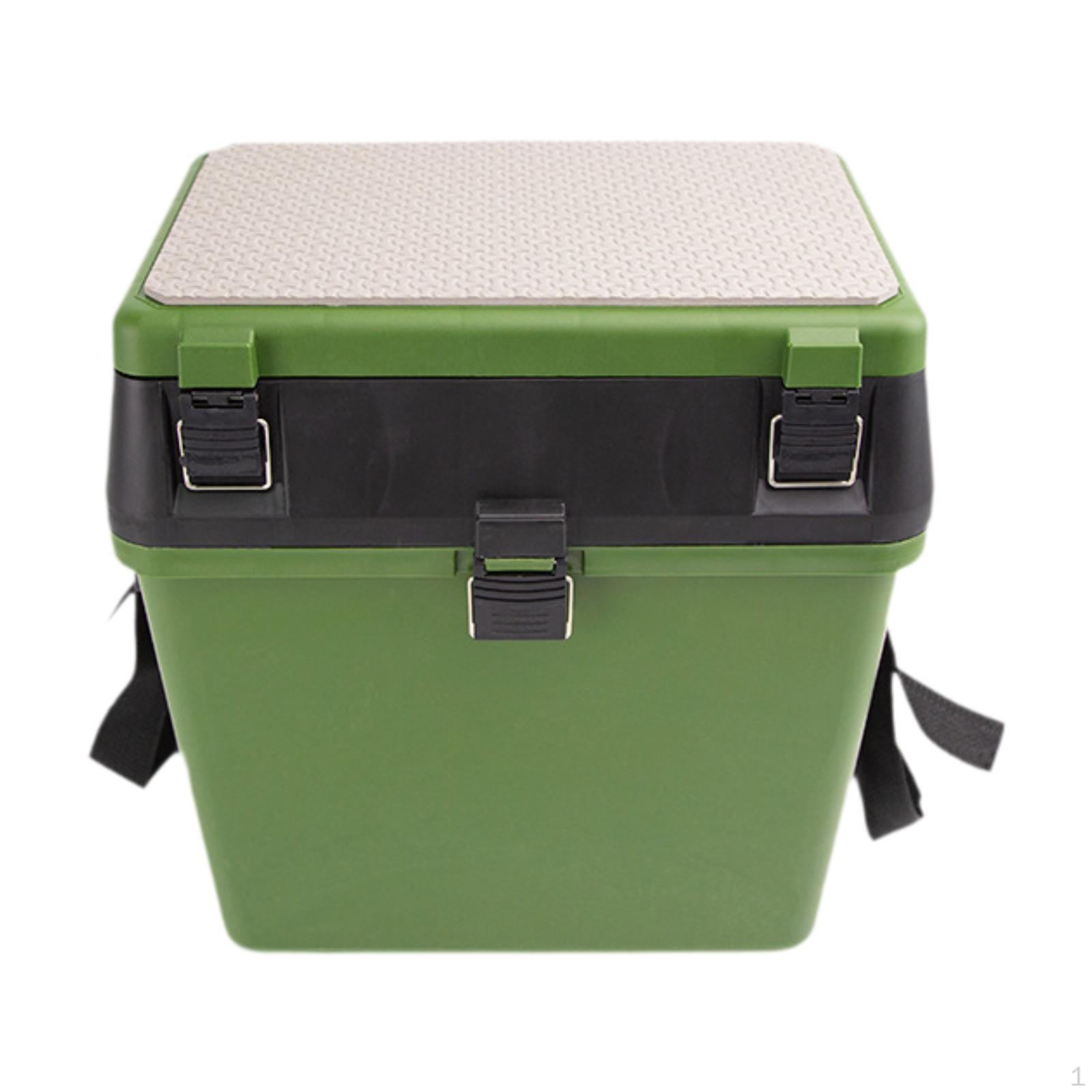 Multifunctional Fishing Tackle Box Storage Case Three Tiered Amateur Angler Sturdy Equipment