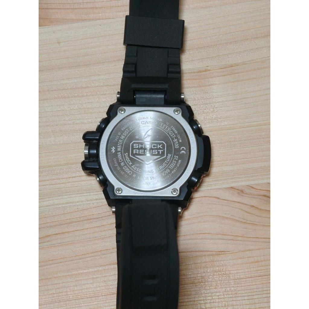 Used CASIO G-SHOCK G-STEEL GST-B100-1AJF Bluetooth Tough Solar Watch Watch