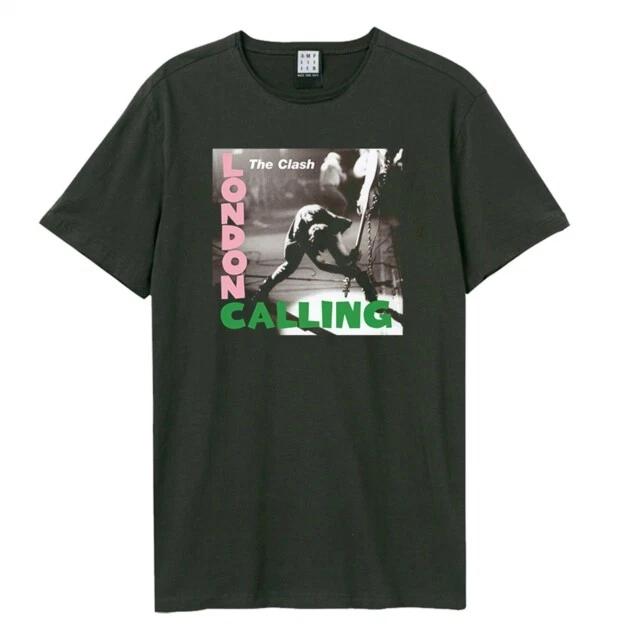 Clash - London Calling Amplified Vintage Charcoal XXL T Shirt L