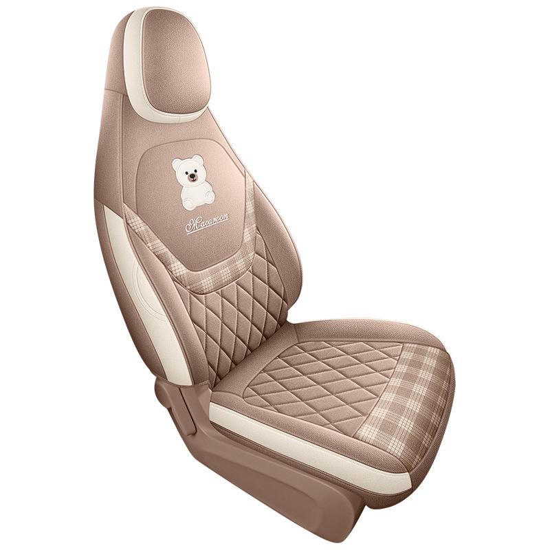Wuling MINIEV 4-Door All-Season Burlap Car Seat Cover