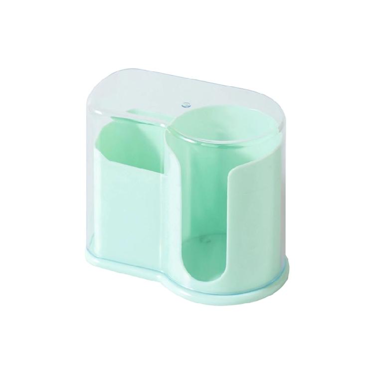 Hygienic Cosmetic Cotton Storage Container Clear Vertical Organizers For Bathroom And Vanities Organization