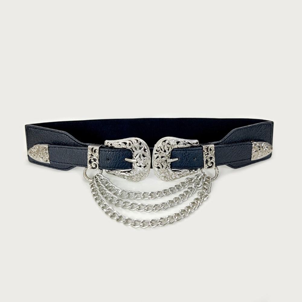 Adjustable Waist Cincher Wide Elastic Waist Belt Fashion Waist Belt Adult
