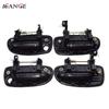 8pcs For Hyundai Accent 1.5L 1.6L 2000-2006 Outside & Ide Door Handle Front Rear Left Right Driver Passenger Black / Chrome