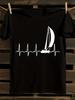 Nautical Sailing In a Heartbeat Graphic T-Shirt