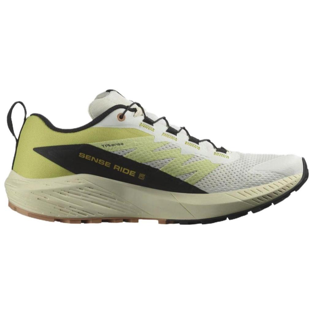 Salomon Sense Ride 5 Breathable Support Low-Top Trail Marathon Running Shoes Men sneaker Yellow Black 474584