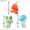 BANDAI SPIRITS Plastic Model Collection Quick and Hogtail Plastic Model Pokémon 18+19+20 Meowth, Squash, Set, Color-Coded