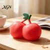 Cherry Fidget Toy Realistic Stress Relief Toy, Giant Squeeze Food Soft Stretchy Simulation Fruit Sensory for Anxiety