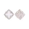 Korean-Style Four-Leaf Clover Ear Cuffs: Luxurious, Fashionable Earrings for Women