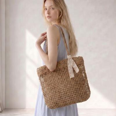 Desire Rose Women Net Rattan Shoulder Bag