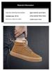 Men's High-Top Cotton Snow Boots - Winter 2025, Thick-Soled, Height-Boosting, Cozy Velvet-Lined, Warm Casual Sneakers in Plus Sizes.