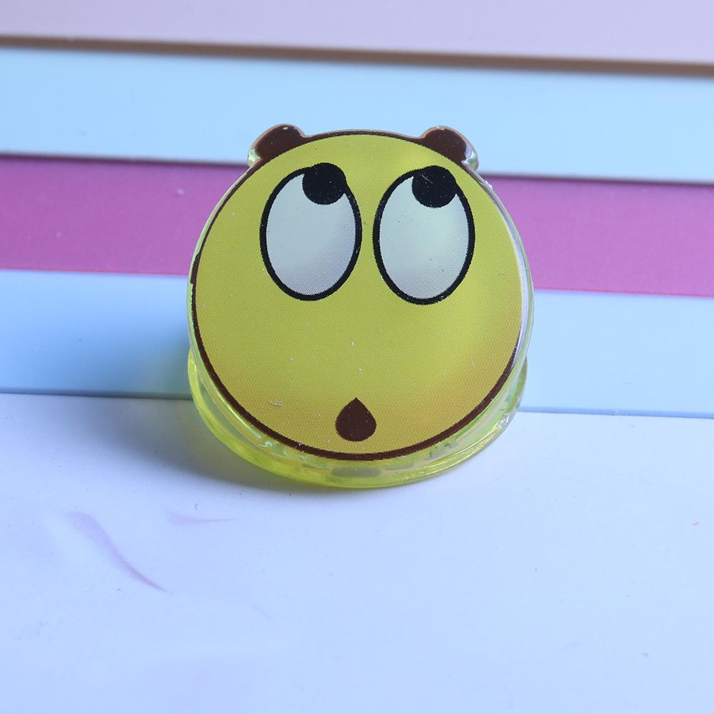 

Japanese Anime Acrylic Stationery Clips for Journals - Transparent Test Paper & Ticket Storage with Long-Tail Binding Random Color