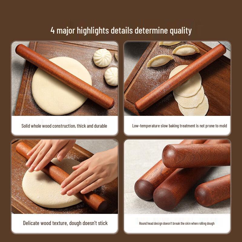 Chuudahuang Natural Ebony Rolling Pin