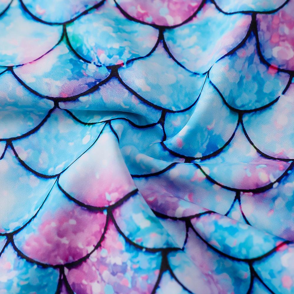 Søt Småbarn Baby Jente Badetøy Langermet Spedbarn Badedrakter Lys Ruffle Havfrue Badedrakt Barn One Piece Beachwear