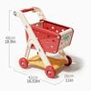 Children's Shopping Cart Toy Baby Trolley Children's Play House Fruit Cutting Music Kitchen Supermarket Infant Shopping Toy Set