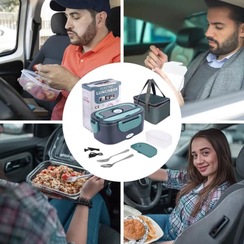 Insulated Lunch Box, Electric Lunch Box | 1.5L Food Warmer Lunch Container, Electric Lunch Box Food Heater, Food Warmer Lunch Container, Fast-Heating