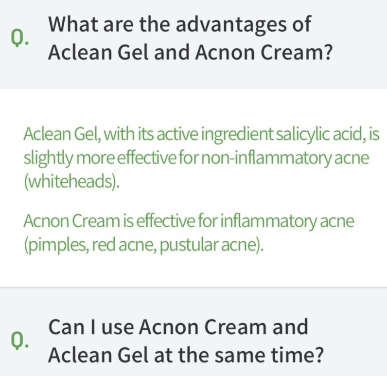 DONG-A PHARM Aceutical Acnon Cream / Acrin Gel | Soothing & Acne Care Skincare