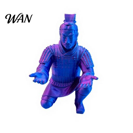 Durable Plastic Pen Stand Terracotta Warrior Desk Decor, 3D Printed Soldier for Home Study Holder Office, Creative Ancient Pencil Holder, Office