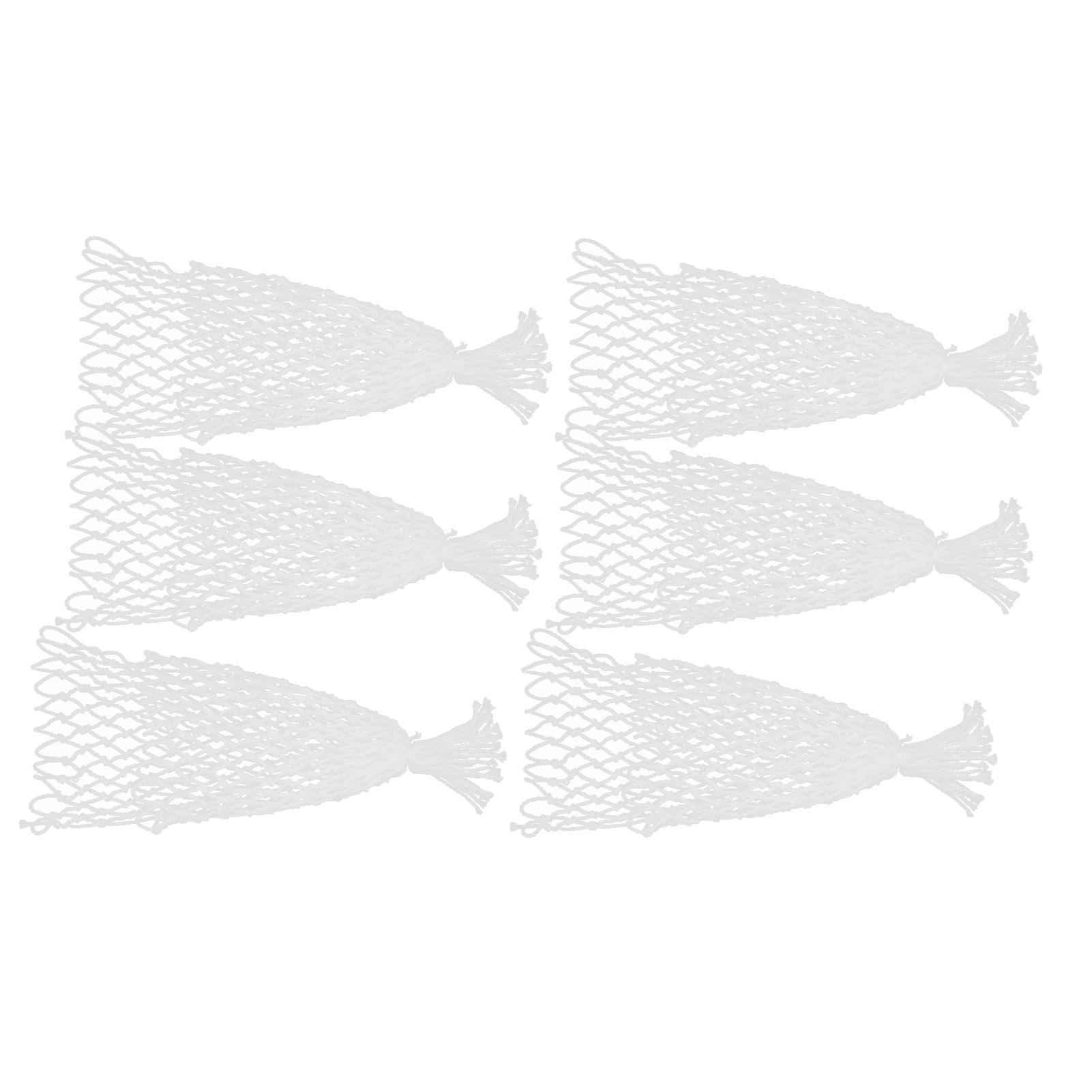 

6PCS Billiards Net Pocket Cotton Mesh Bag Pool White Durable Pool Table Accessories