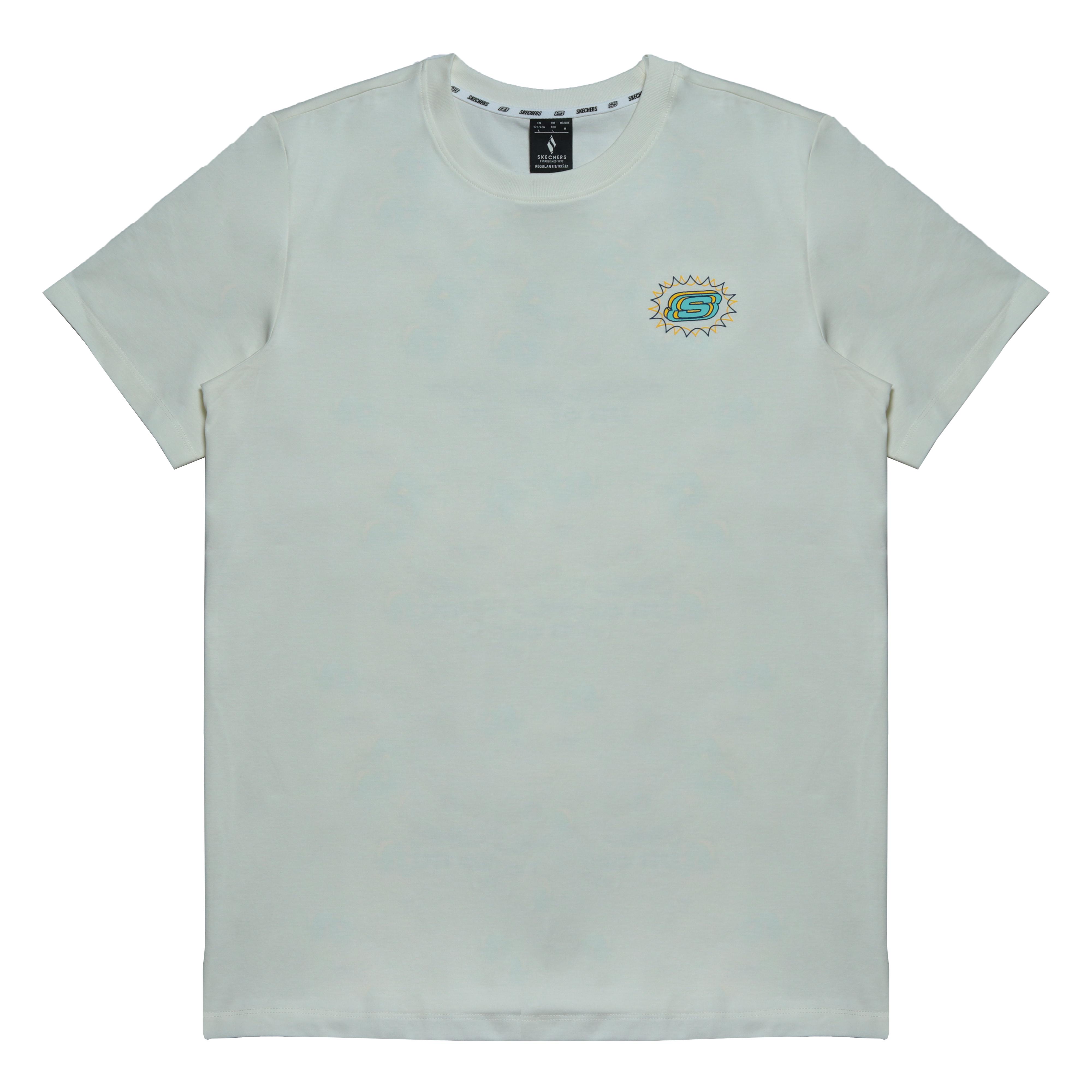 Skechers Breathable Soft Comfortable Sports Casual Round Neck T-Shirt Unisex Tops RF-L122U233-0074 L