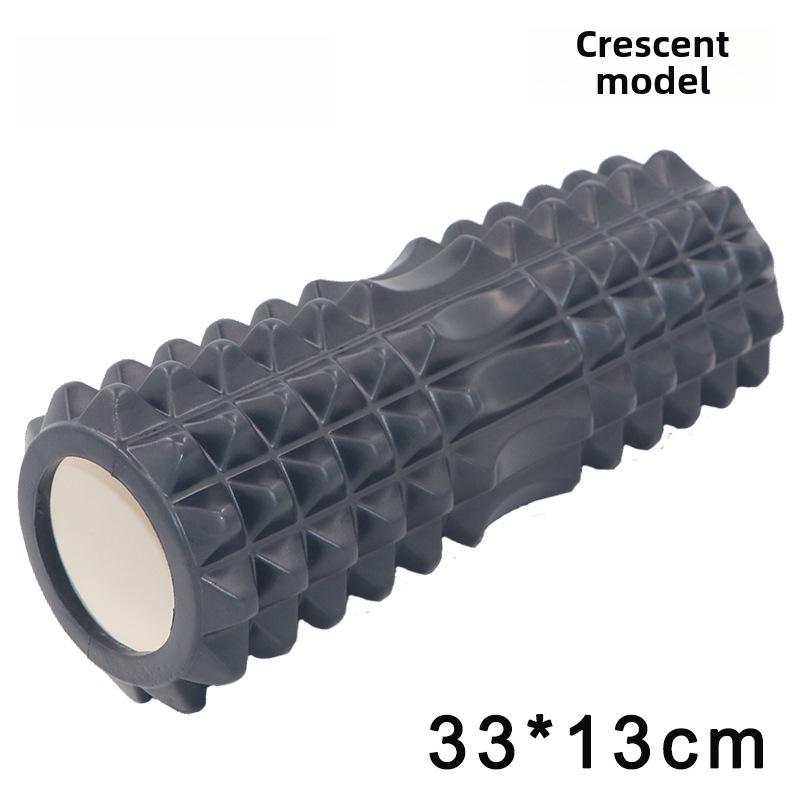 33cm EVA Hollow Wolf Tooth Yoga Foam Roller for Pilates & Balance Training