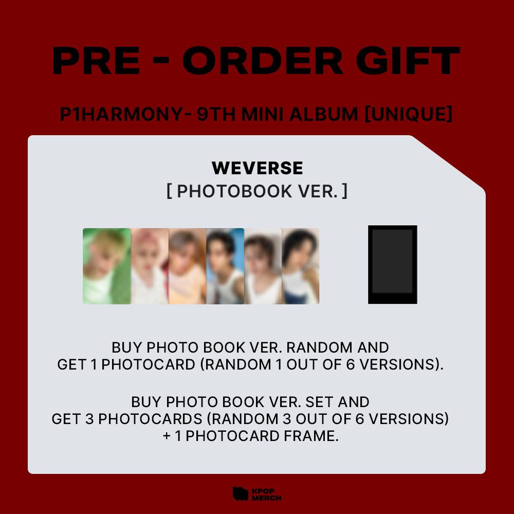 [Vorbestellung] P1Harmony - UNIQUE (Fotobuch Ver.)