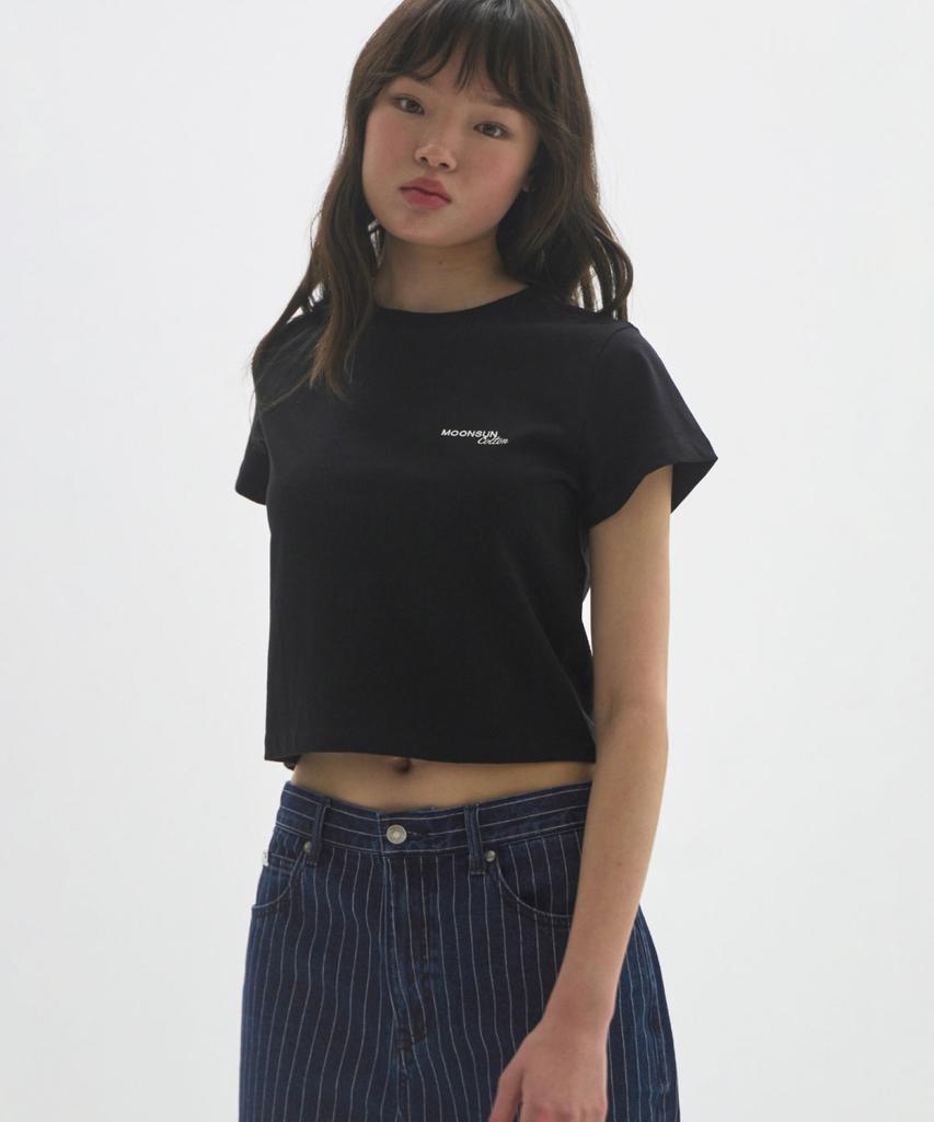 MOONSUN M.C Logo Baby T-Shirt / Black