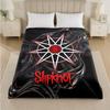 Coperta in Flanella con Stampa Slipknot Morbida Leggera Coperta Pluche per Letto Divano Uso Domestico