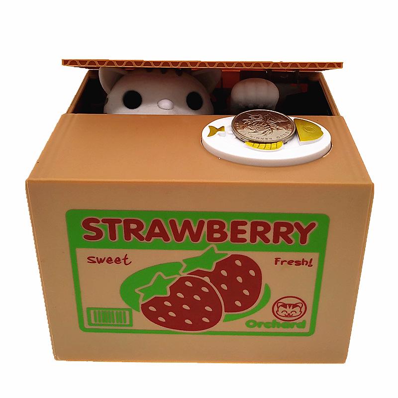 Upgraded Cute Cartoon Panda Money Stealer: Adorable Kitten-Themed Panda Savings Bank Gift Ornaments