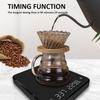 Electronic Scales Rechargeable Coffee Scale 0.1g-3kg Accurate Scale for Espresso and Pour-Over Coffee Kitchen Scale