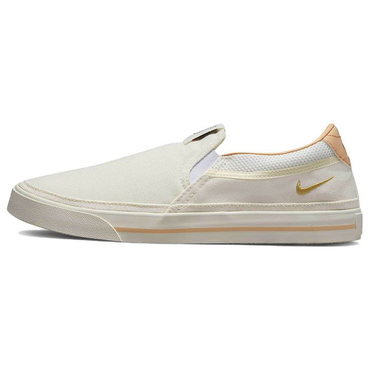Nike Court Legacy Casual Canvas Slip Resistant Durable Lightweight Low Top Skate Shoes Women Sneaker Off-White DV1766-100