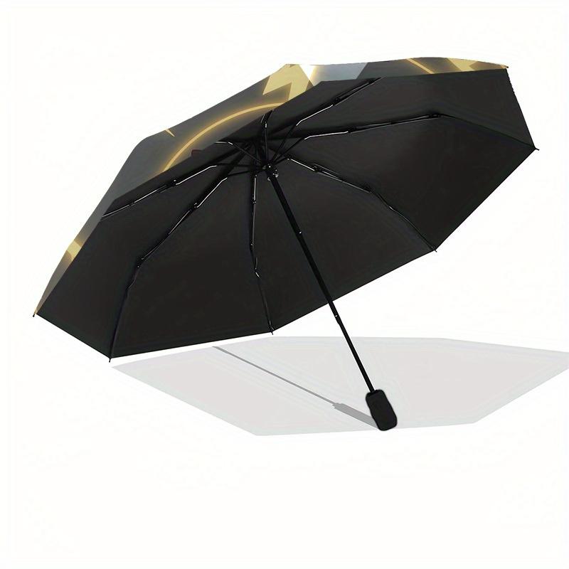 1pc Pikachu Electric Energy Umbrella with Plastic Handle,Suitable for All Seasons Home Travel Outdoor UmbrellaM1092