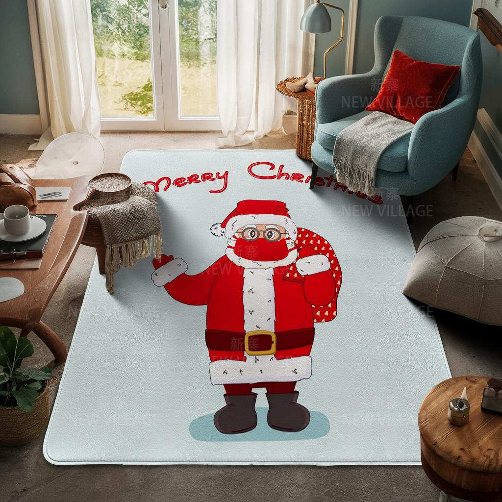 Koberec ke vchodu do domu Rohožka ke dveřím do domu Obývací pokoj Vana Koupelna Protiskluzové koberce s absorpcí vody vana Veselé Vánoce zima